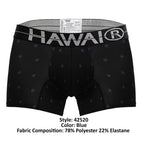 HAWAIR Printed Microfiber Geometric Trunks - Black