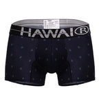 HAWAIR Printed Microfiber Trunks - Dark Blue