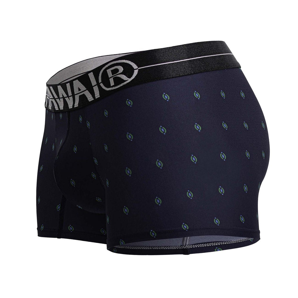 HAWAIR Printed Microfiber Trunks - Dark Blue