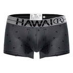 HAWAIR Cotton blend Anchor Print Trunks - Gray