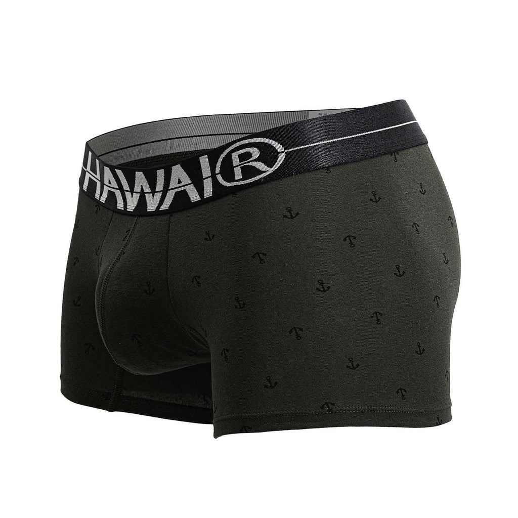HAWAIR Cotton blend Trunks - Military Green