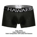 HAWAIR Cotton blend Trunks - Military Green
