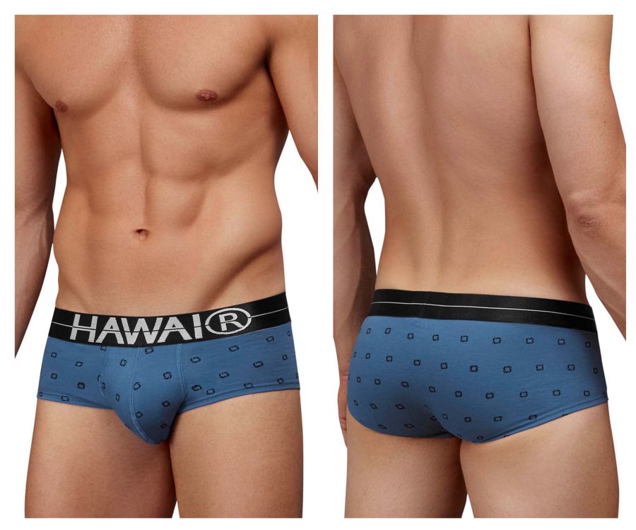 HAWAIR Cotton blend Briefs - Blue Quartz