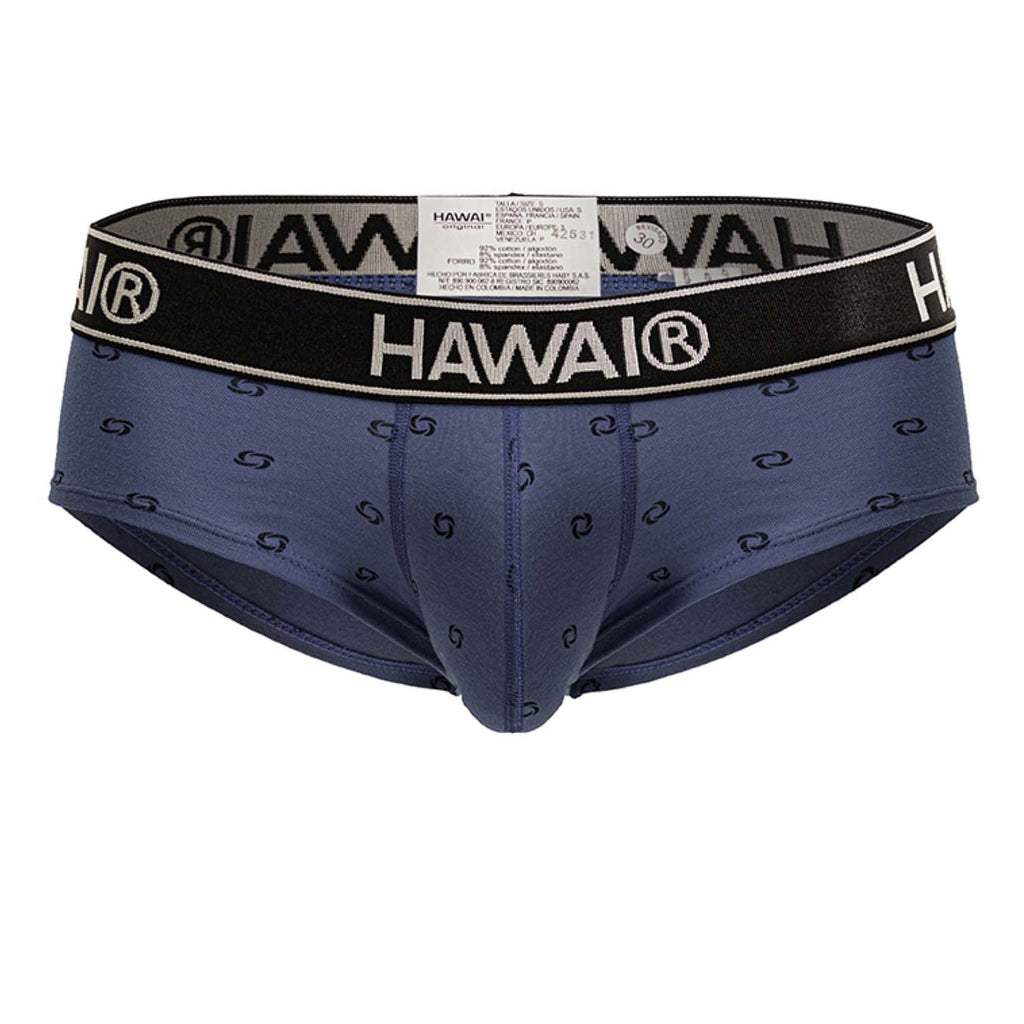 HAWAIR Cotton blend Briefs - Blue Quartz