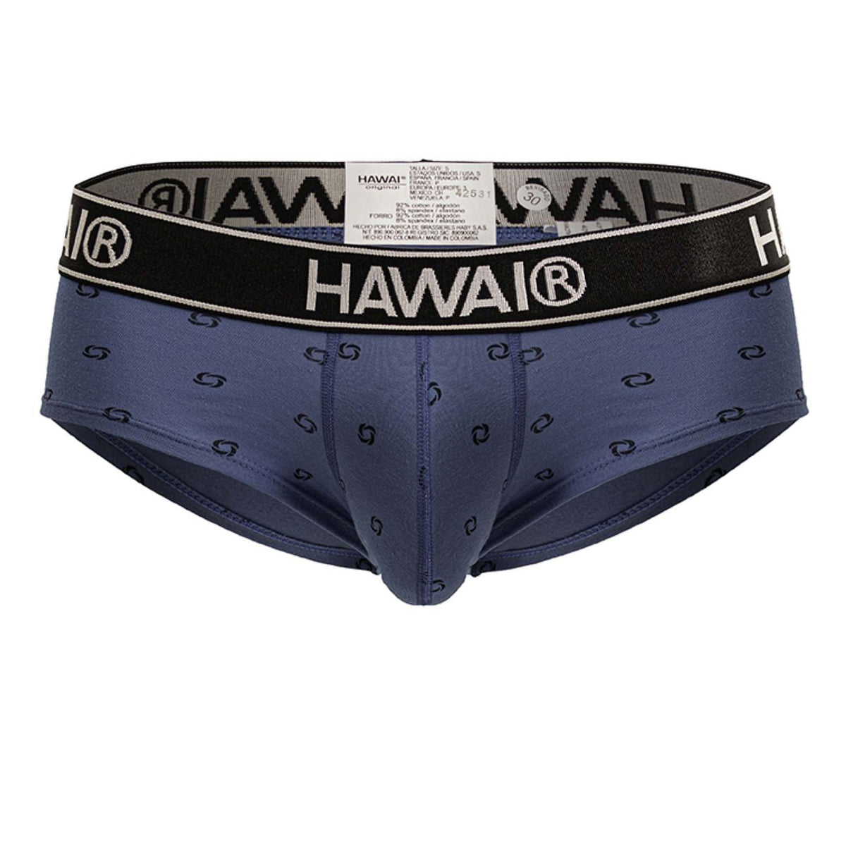 HAWAIR Cotton blend Briefs - Blue Quartz
