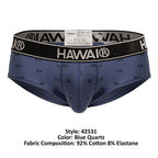 HAWAIR Cotton blend Briefs - Blue Quartz