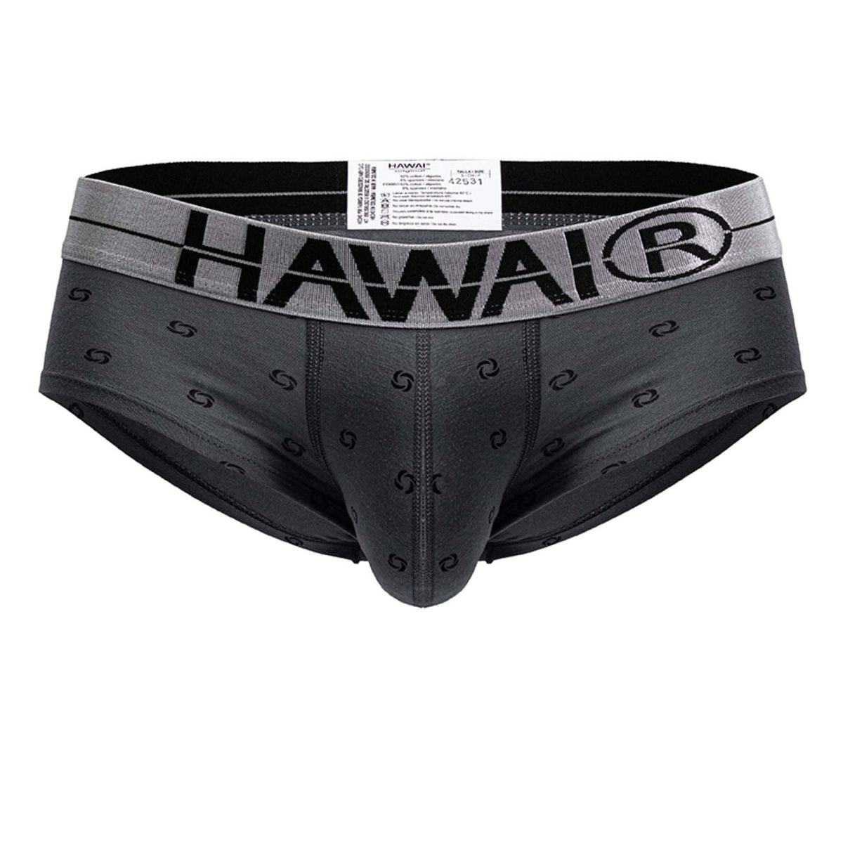 HAWAIR Cotton blend Briefs - Gray