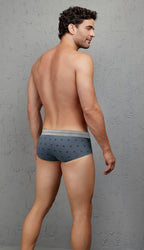 HAWAIR Cotton blend Briefs - Gray