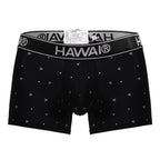 HAWAIR Microfiber Dotted Trunks - Black
