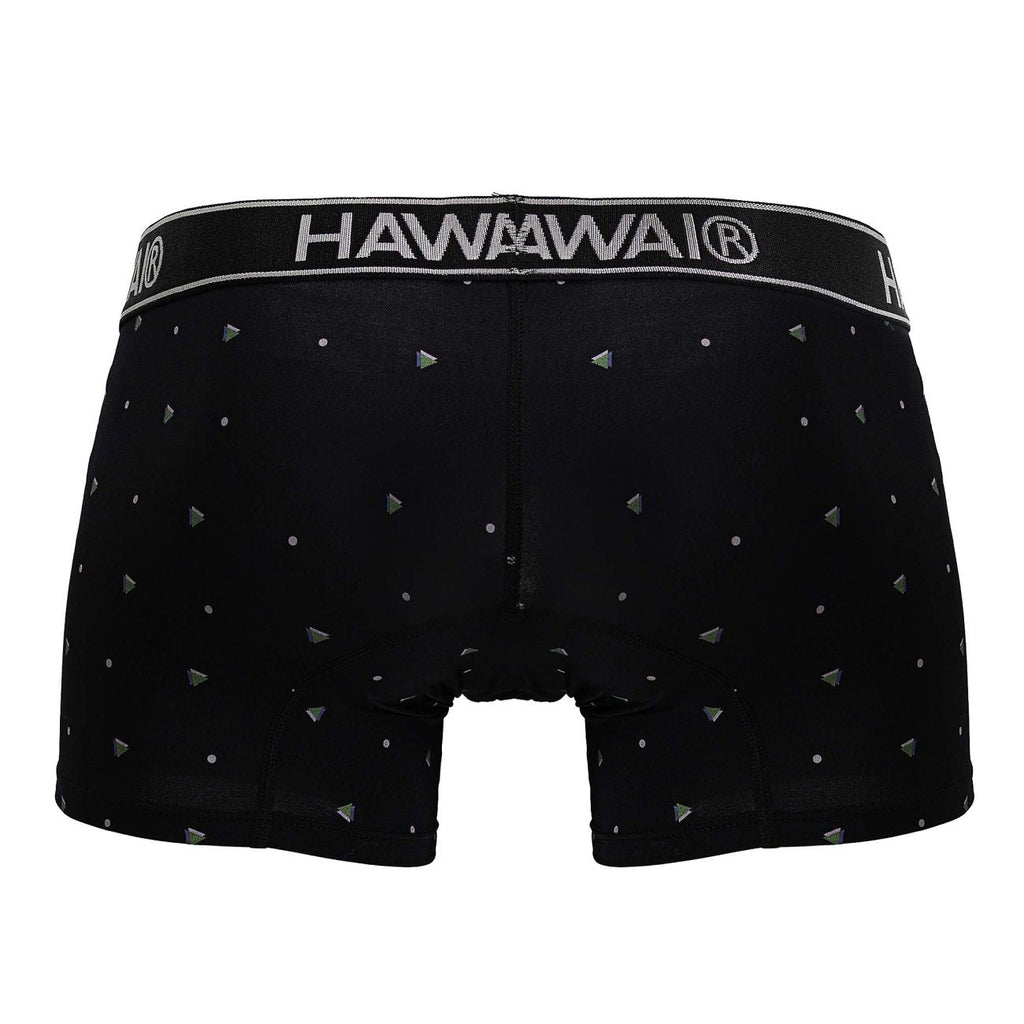 HAWAIR Microfiber Dotted Trunks - Black