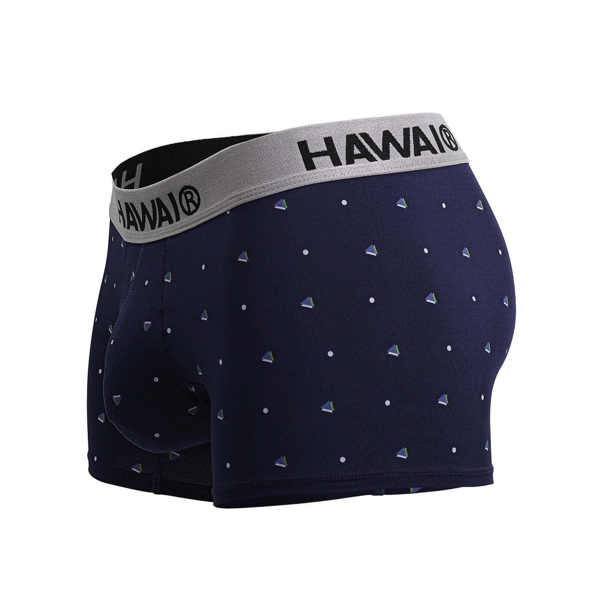 HAWAIR Dotted Microfiber Trunks - Dark Blue