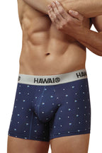 HAWAIR Dotted Microfiber Trunks - Dark Blue