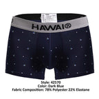 HAWAIR Dotted Microfiber Trunks - Dark Blue