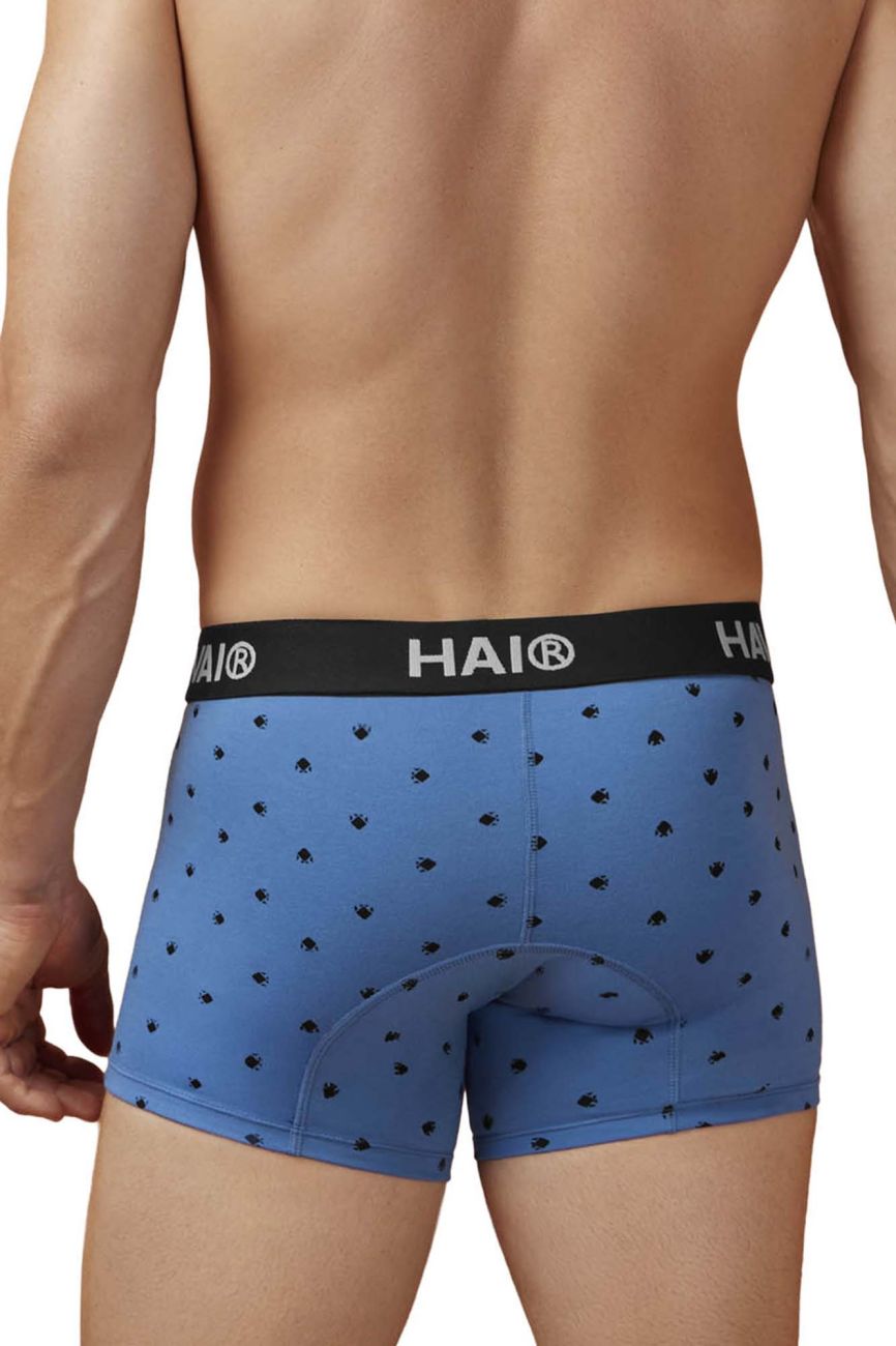 HAWAIR Cotton blend Trunks - Blue Quartz