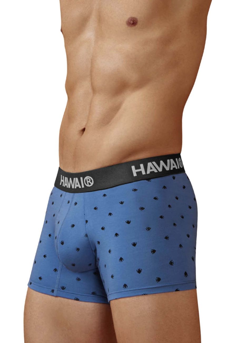 HAWAIR Cotton blend Trunks - Blue Quartz