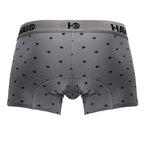 HAWAIR Cotton blend Micro-Print Trunks - Gray