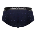 HAWAIR Microfiber Diamond Print Trunks - Dark Blue