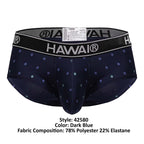 HAWAIR Microfiber Diamond Print Trunks - Dark Blue