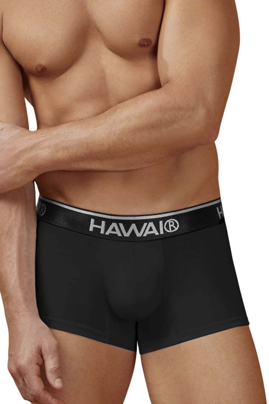 HAWAIR Cotton Blend Trunks - Black