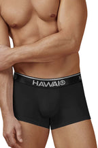 HAWAIR Cotton Blend Trunks - Black