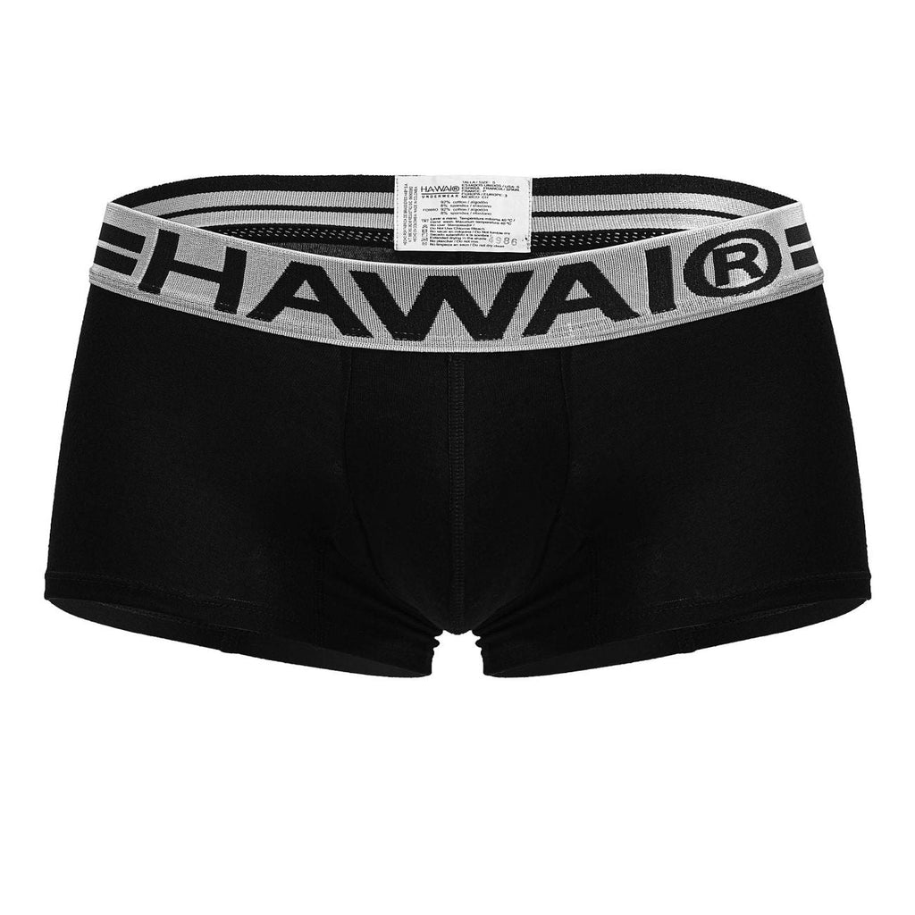 HAWAIR Cotton Blend Trunks - Black