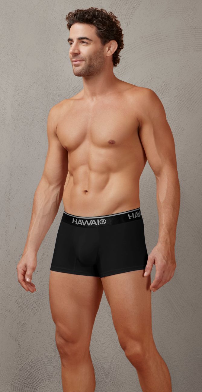 HAWAIR Cotton Blend Trunks - Black