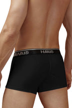HAWAIR Cotton Blend Trunks - Black