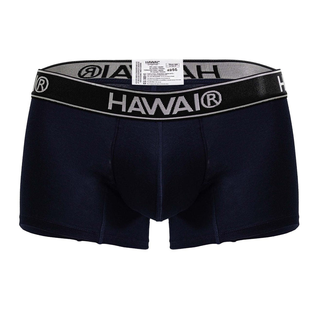 HAWAIR Cotton Blend Trunks - Dark Blue