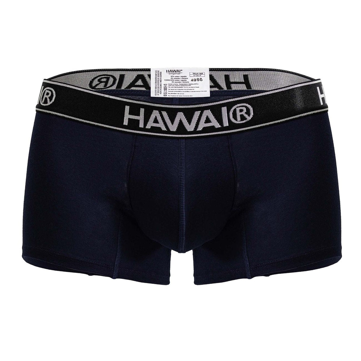 HAWAIR Cotton Blend Trunks - Dark Blue