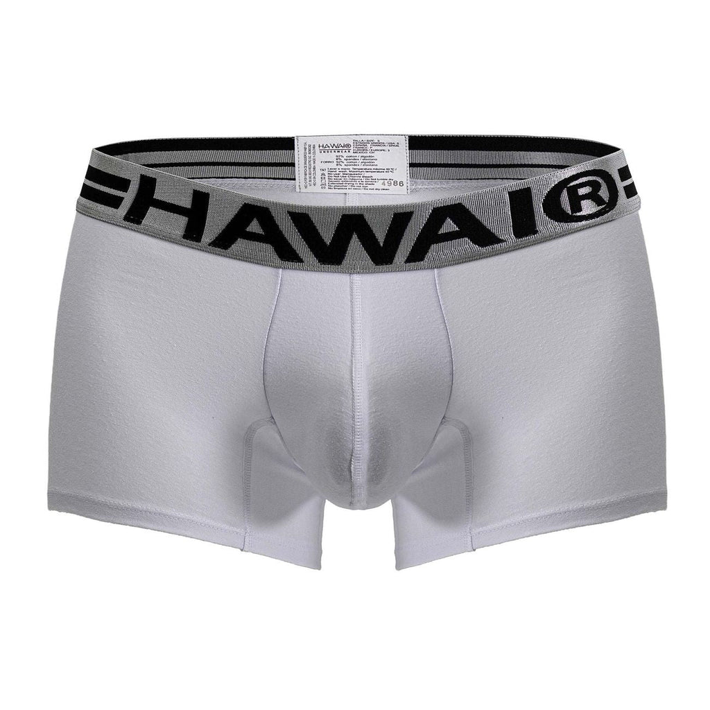 HAWAIR Cotton Blend Trunks - White