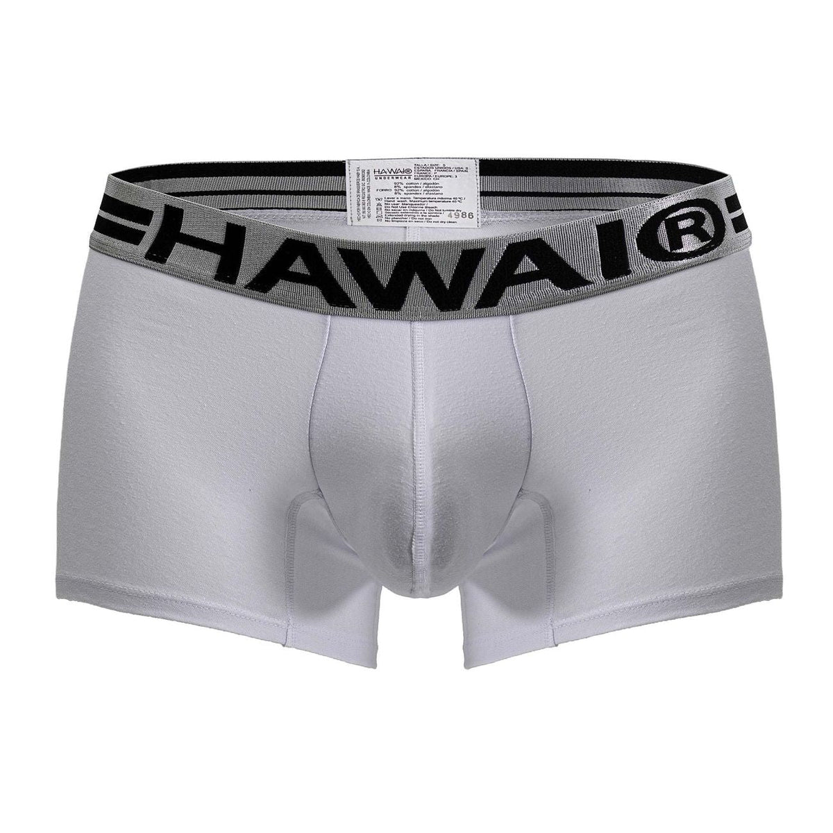HAWAIR Cotton Blend Trunks - White