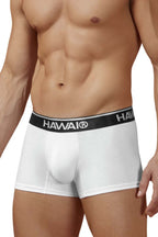 HAWAIR Cotton Blend Trunks - White
