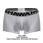 HAWAIR Cotton Blend Trunks - White