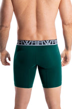 HAWAIR Solid Athletic Boxer Briefs - Green