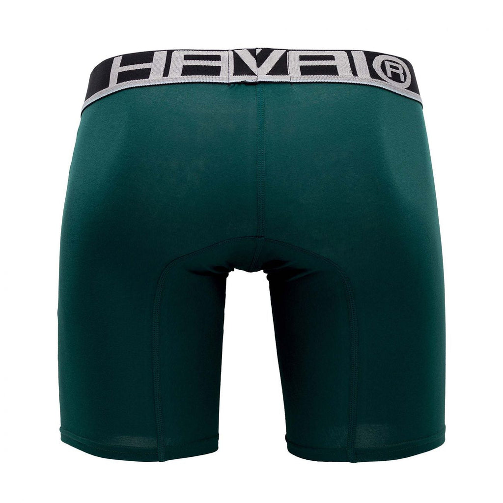HAWAIR Solid Athletic Boxer Briefs - Green