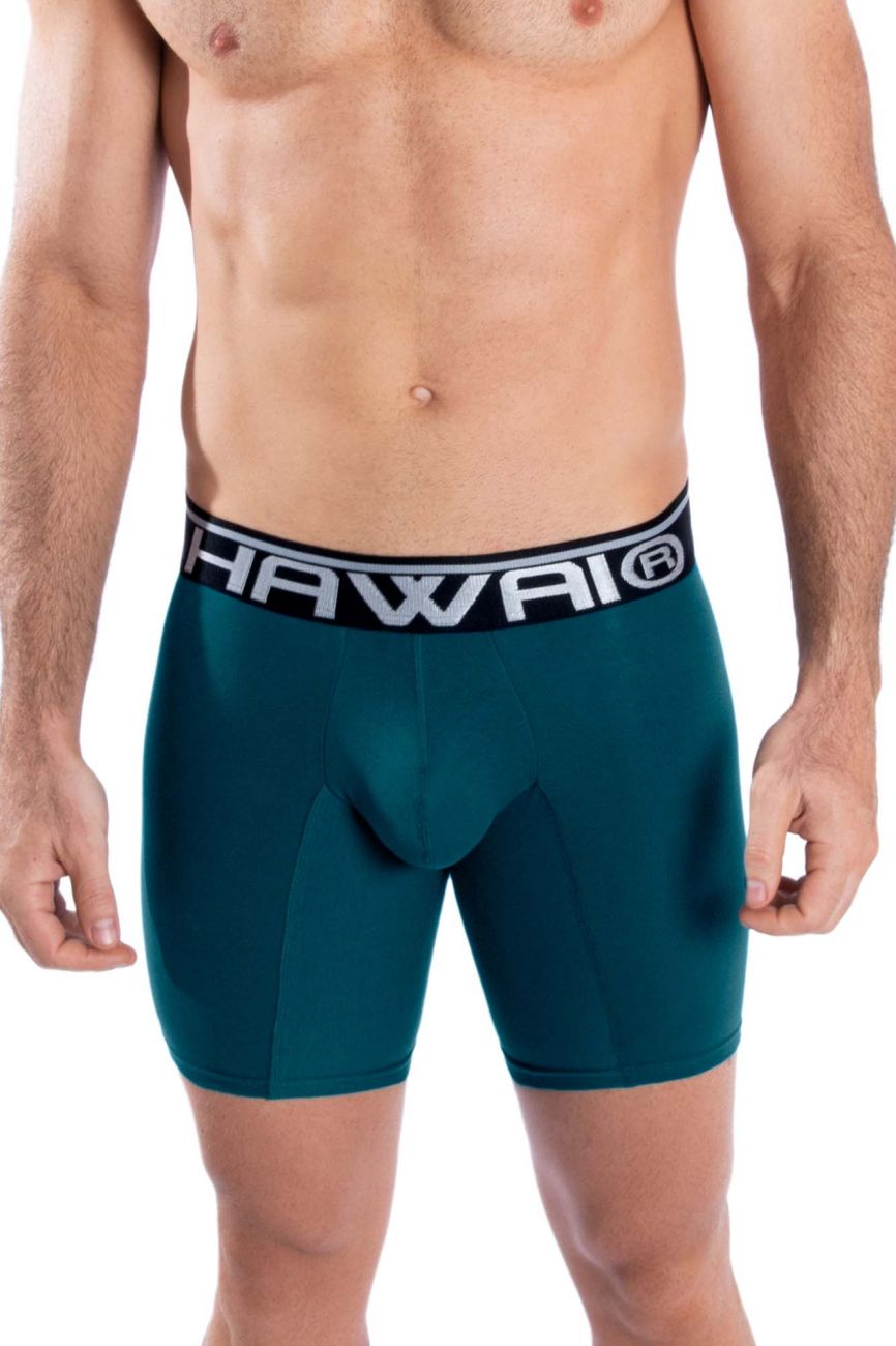 HAWAIR Solid Athletic Boxer Briefs - Petrol