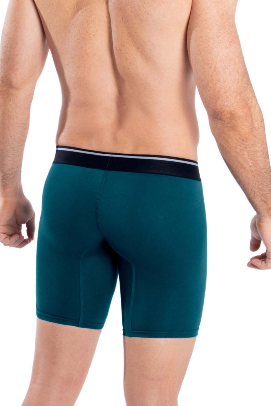 HAWAIR Solid Athletic Boxer Briefs - Petrol