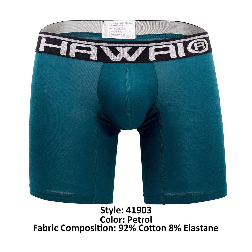 HAWAIR Solid Athletic Boxer Briefs - Petrol