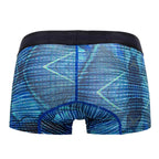 HAWAIR Printed Microfiber Trunks - Royal Blue