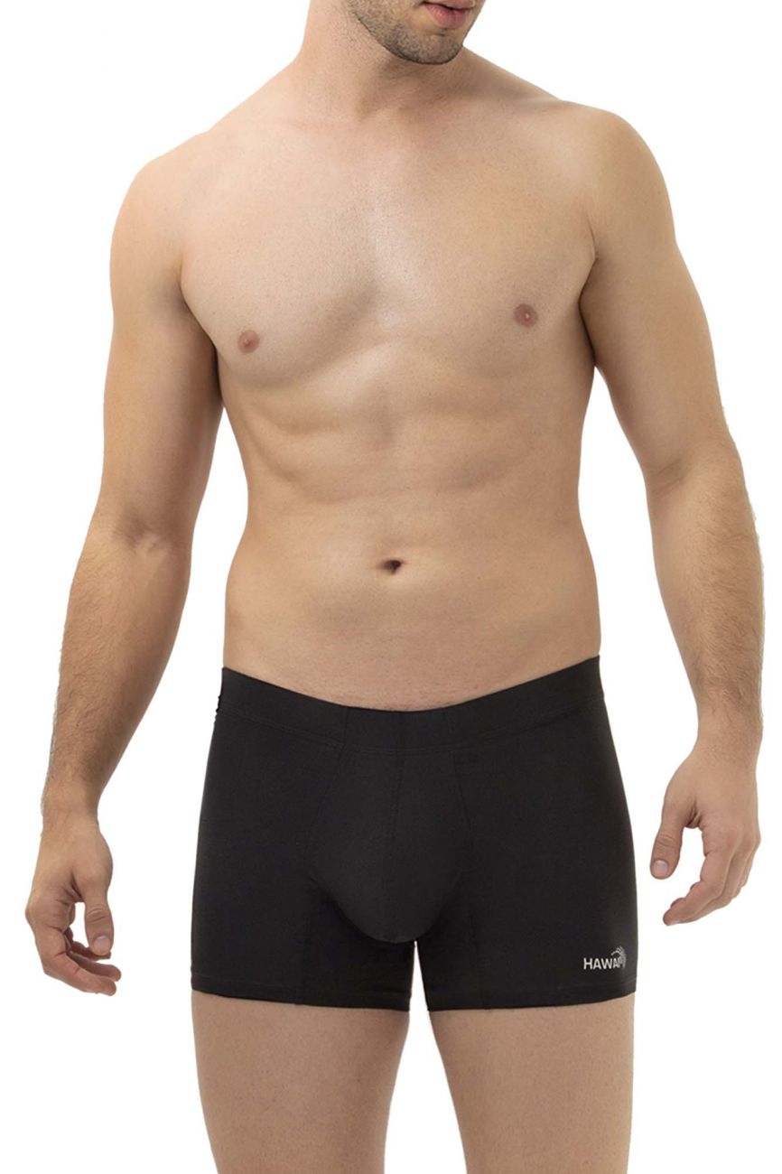 HAWAIR Microfiber Full Coverage Trunks - Black