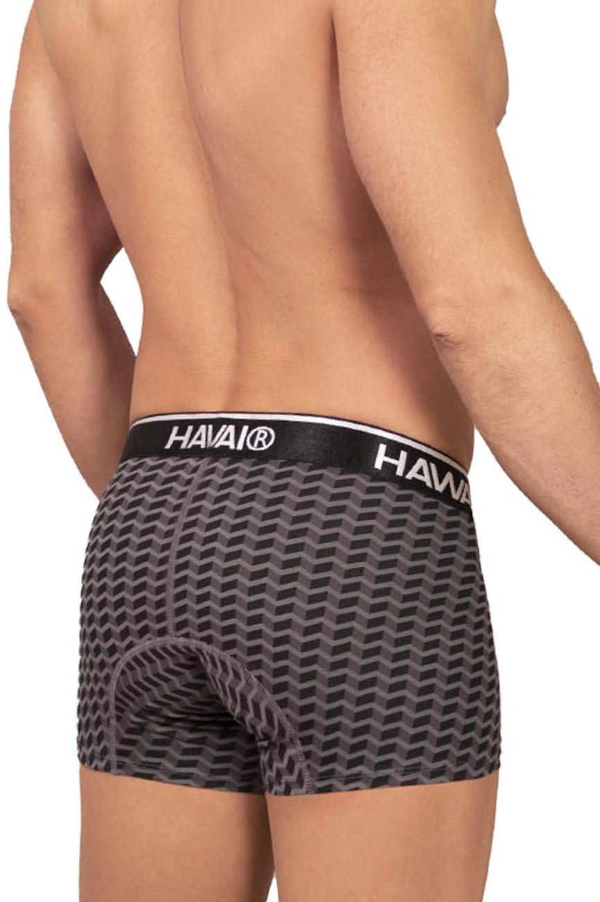 HAWAIR Printed Trunks - Gray
