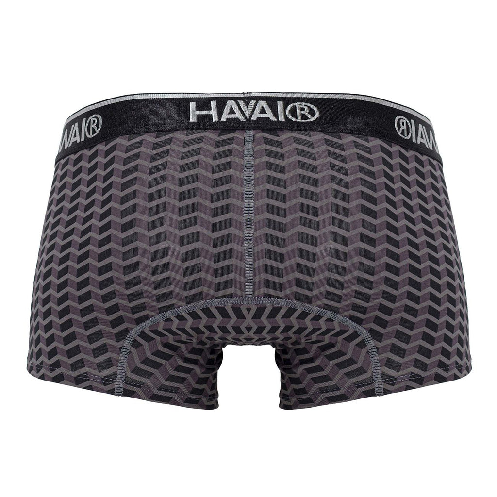 HAWAIR Printed Trunks - Gray