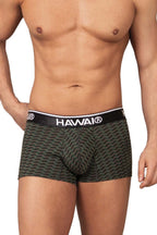 HAWAIR Printed Full Coverage Trunks - Green