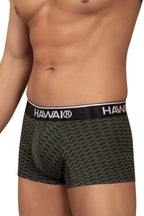 HAWAIR Printed Full Coverage Trunks - Green