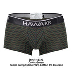 HAWAIR Printed Full Coverage Trunks - Green