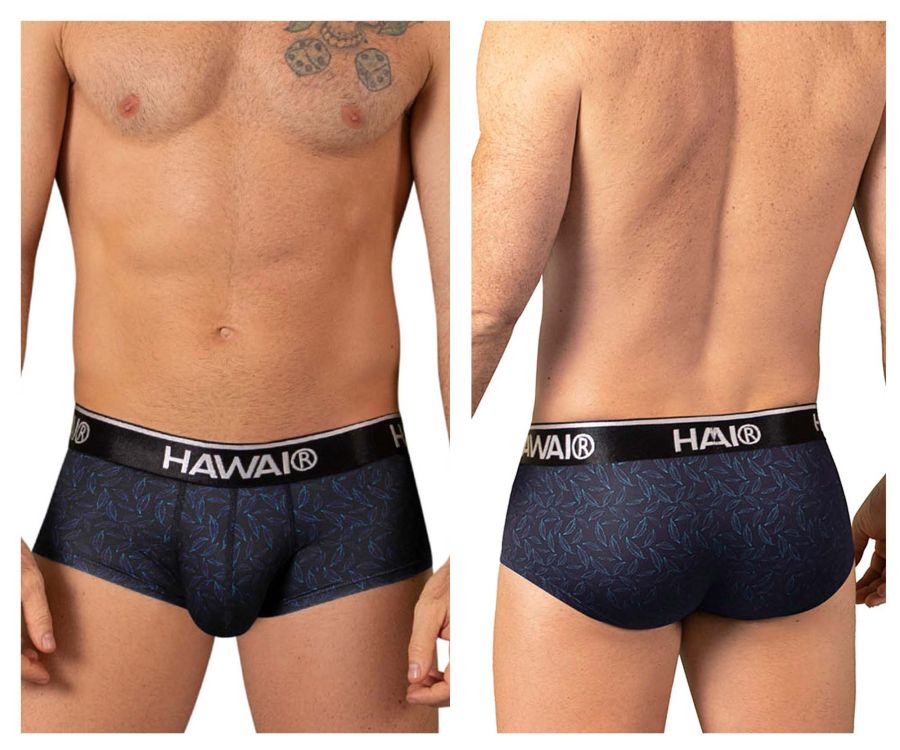 HAWAIR Printed Briefs - Black