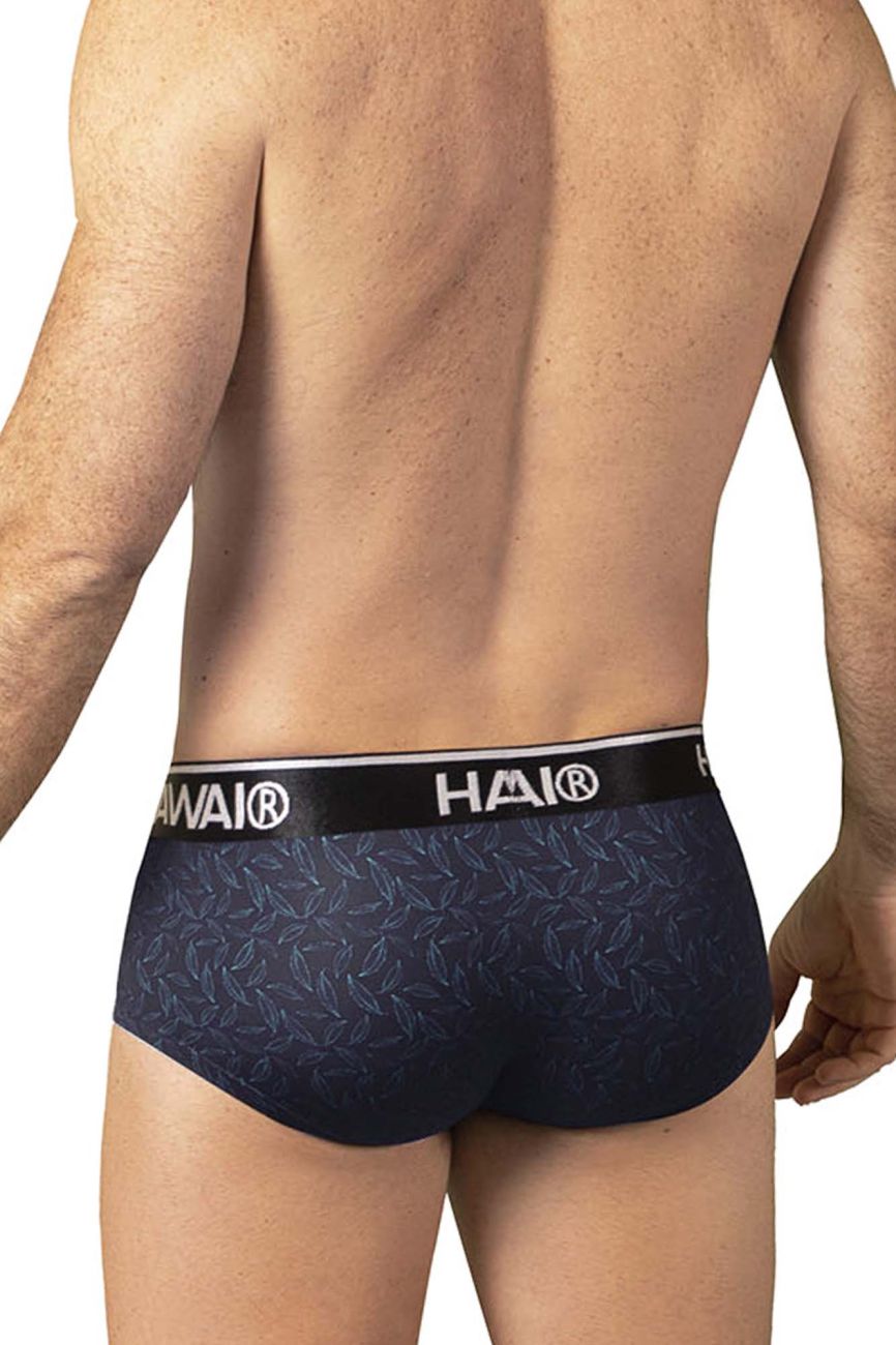 HAWAIR Printed Briefs - Black