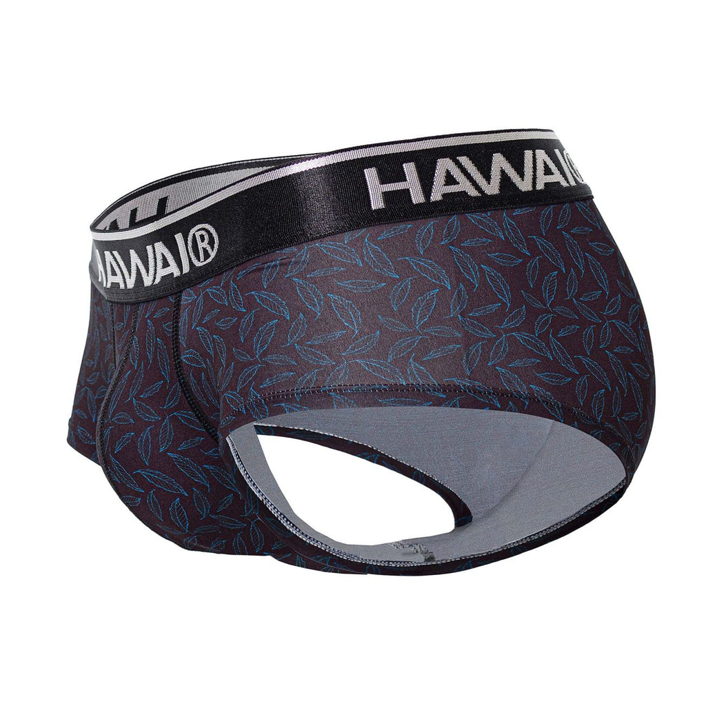 HAWAIR Printed Briefs - Black