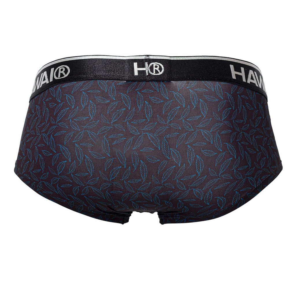 HAWAIR Printed Briefs - Black