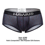 HAWAIR Printed Briefs - Black